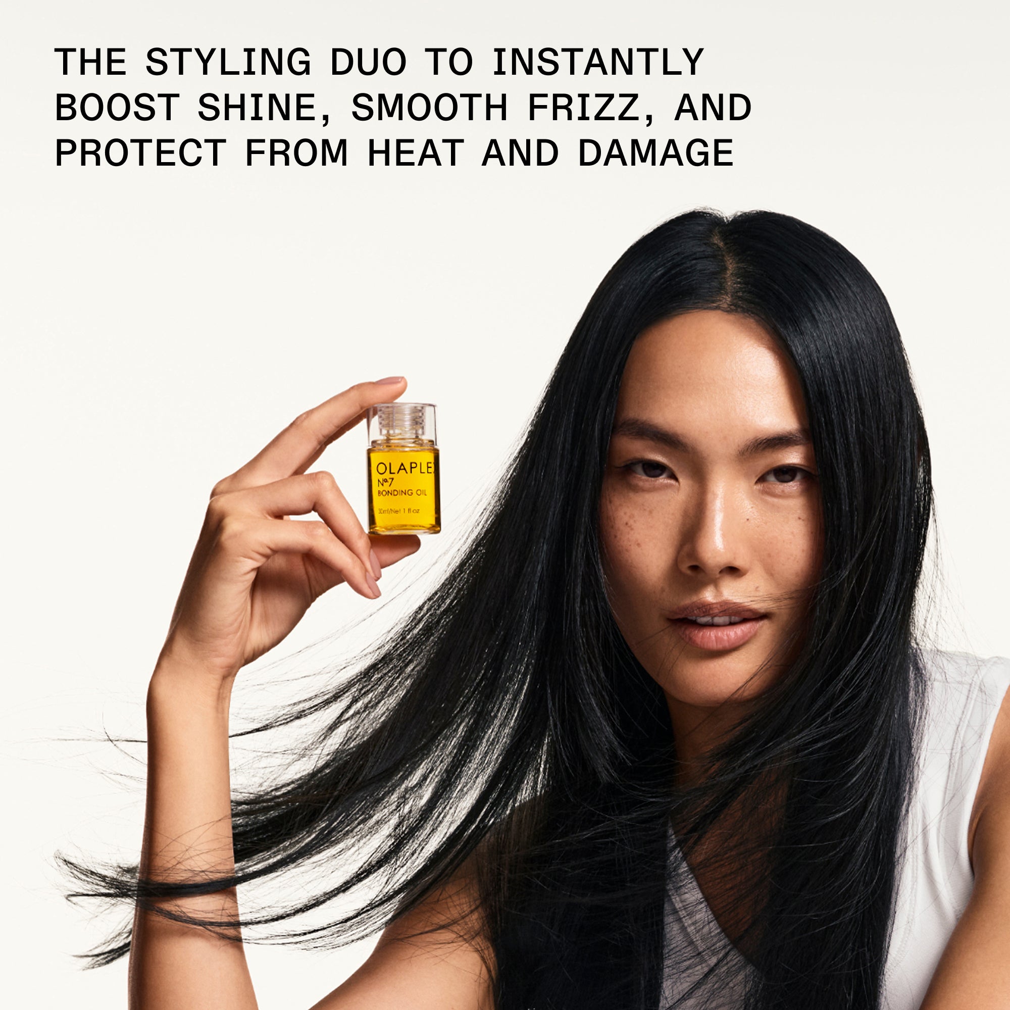 THE STYLING DUO TO INSTANTLY BOOST SHINE, SMOOTH FRIZZ, AND PROTECT FROM HEAT AND DAMAGE