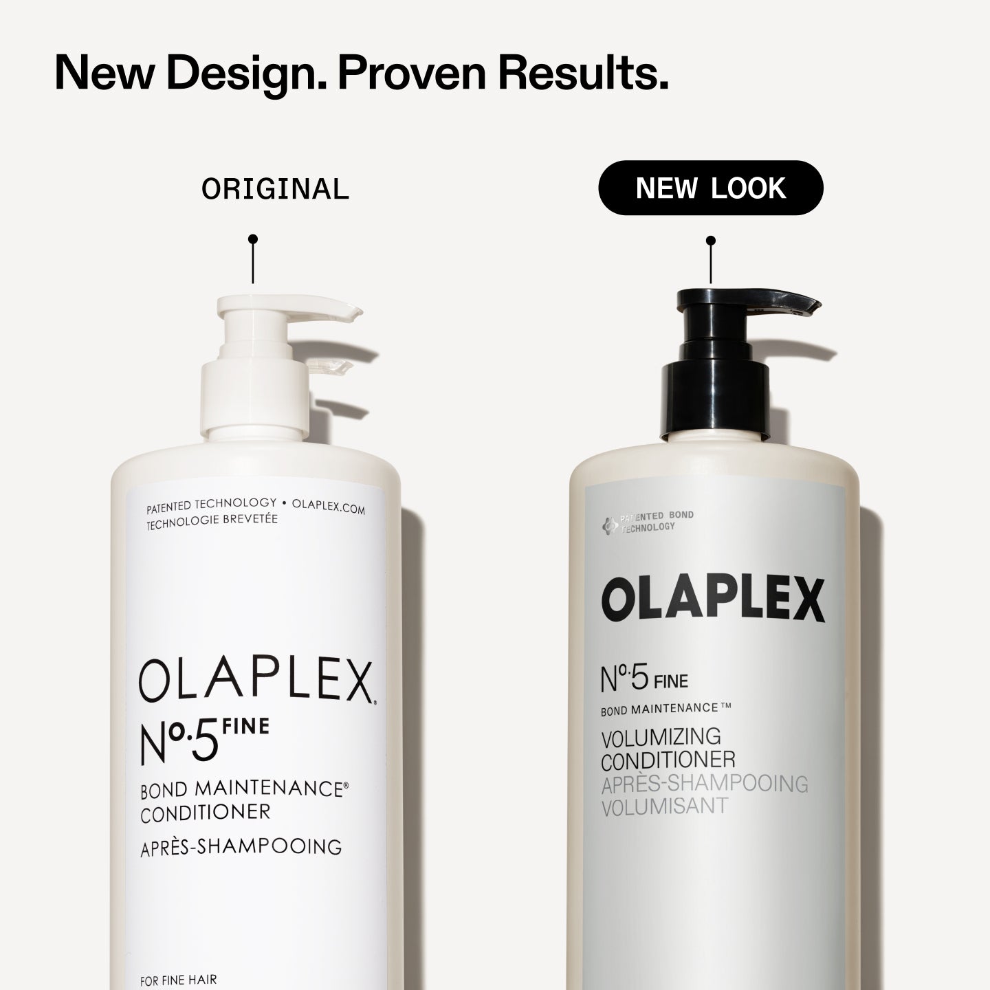 New Design. Proven Results.
ORIGINAL
NEW LOOK