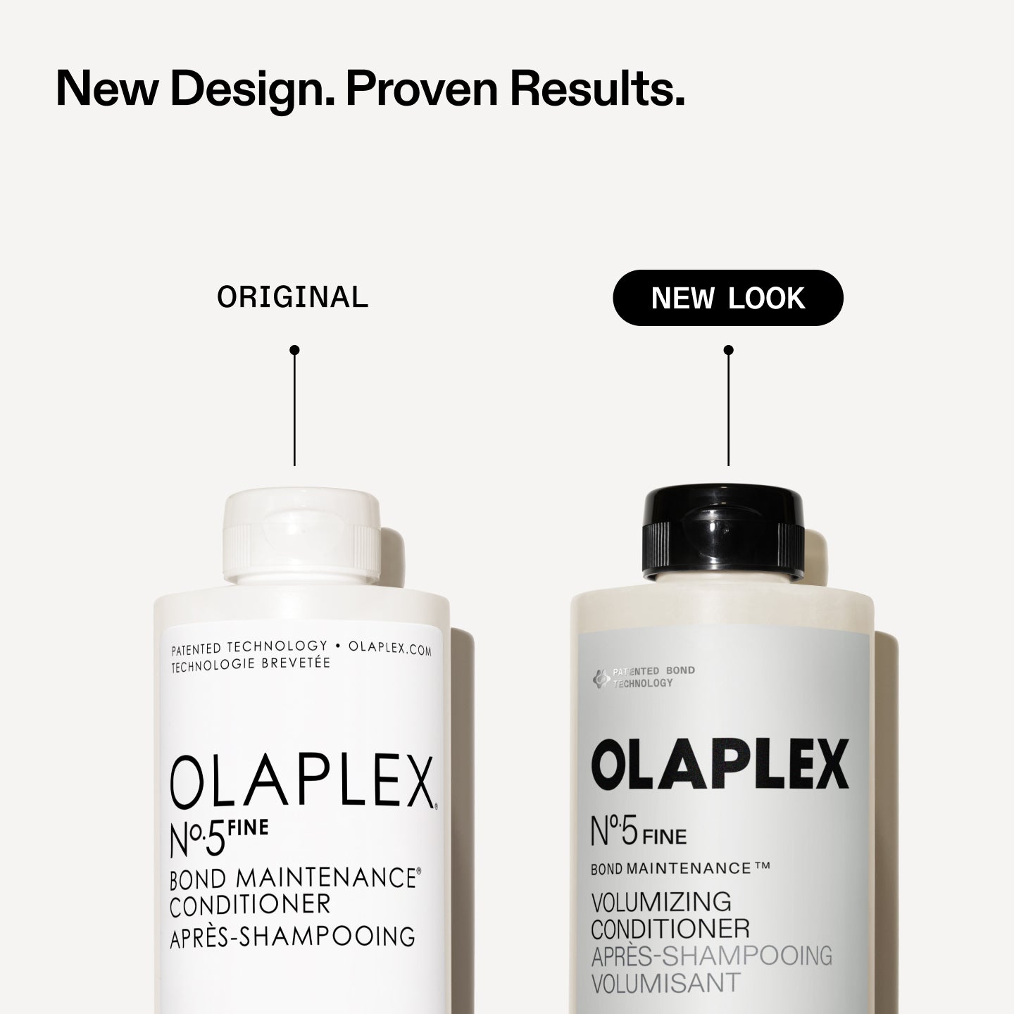 New Design. Proven Results.
ORIGINAL
NEW LOOK